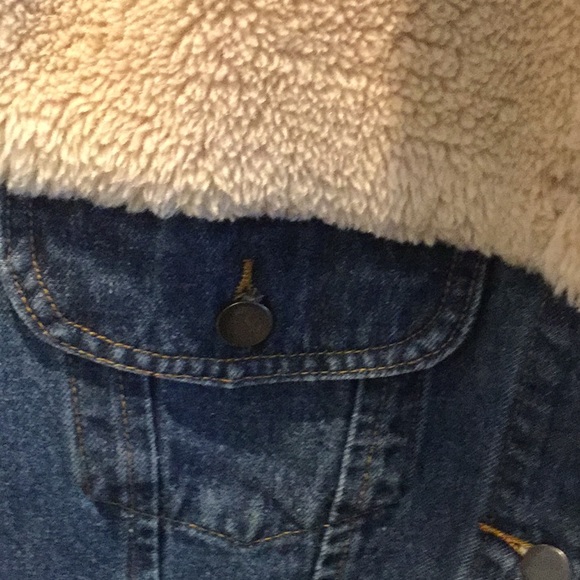 Denim and Fleece Jacket - Picture 3 of 5